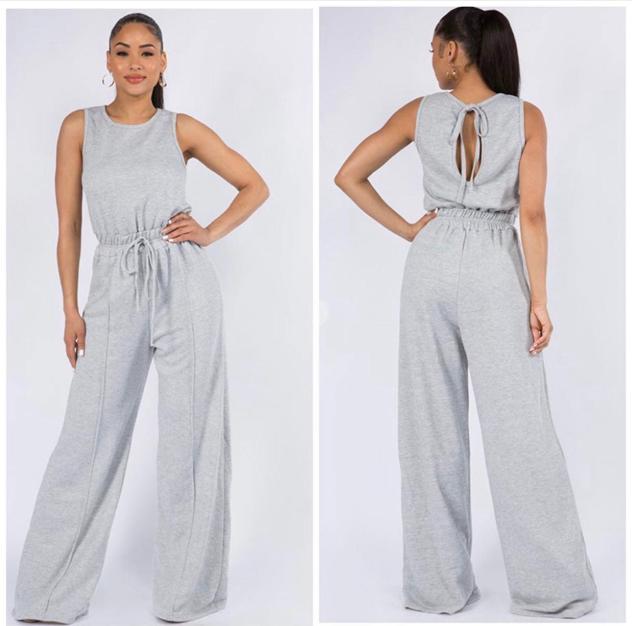 Bell bottom jumpsuit